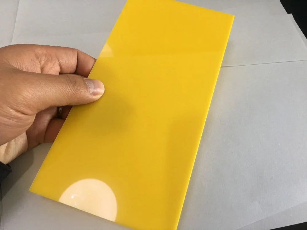 J582 9Colors 10*20*0.23cm Colorful Opacitas Acrylic Plate Perspex Sheet Plastic Board DIY Model