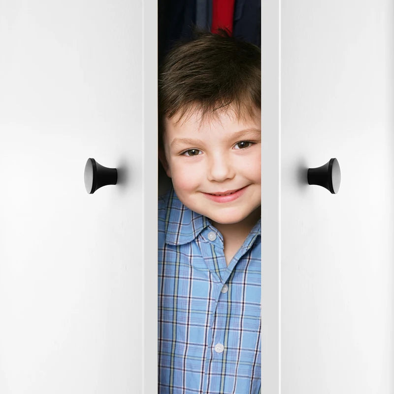 WV Kitchen Dressers Round Single Hole Brown Wardrobe Cupboard Drawer Handles Solid Knobs Hardware Furniture Handles Pulls Knobs