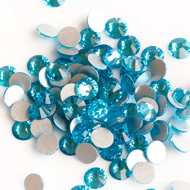 YANRUO 2058 Top Non Hotfix Flat Back Rhinestones Glass DIY Cold Fixation Nail Art Decorations Stones And Crystals Strass Crafts