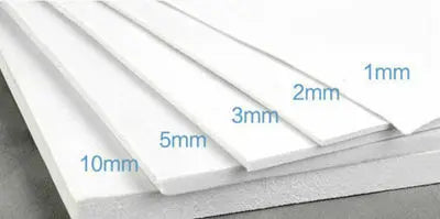 Black,White Eva foam sheets , Craft eva sheets, Easy to cut , Punch sheet , Handmade patelay material