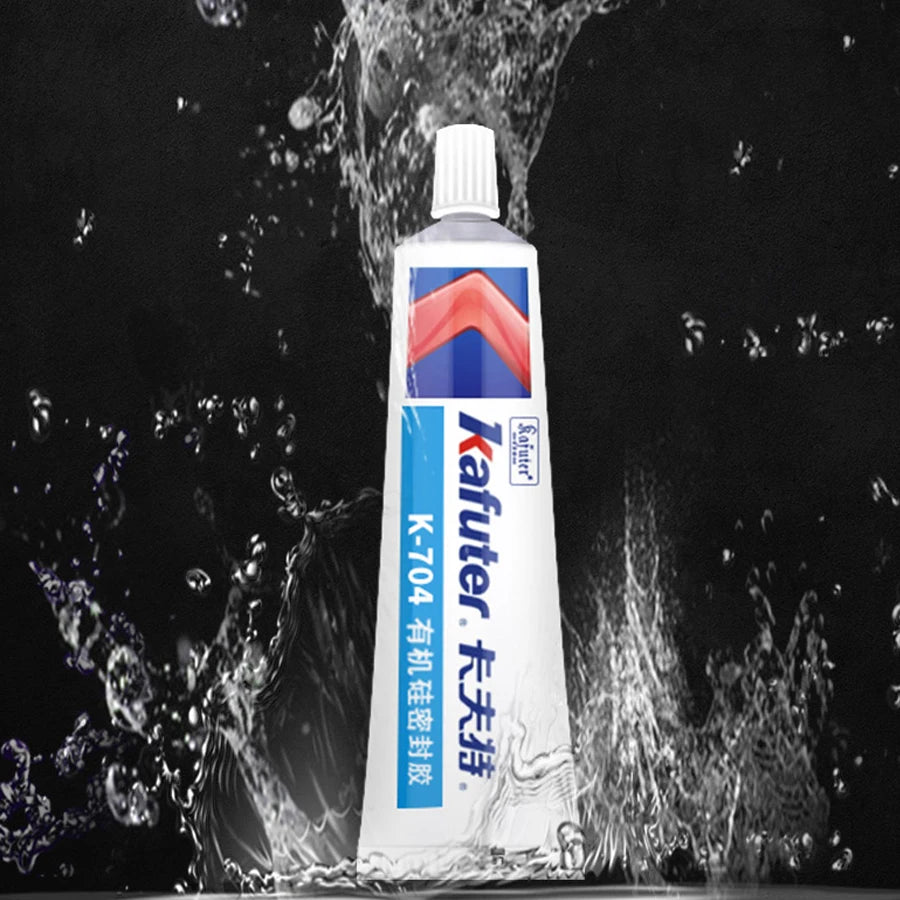 Kafuter 45g Silicone Industrial Adhesive K-704 705 704B RTV Silicone Rubber White balck Transparent Glue