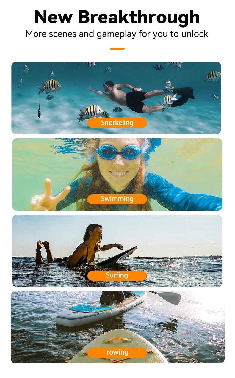 TELESIN Buoyancy Bar Selfie Stick Waterproof Selfie Stick With Hand Strap Wireless Remote Control For Gopro Hero 9 10 11 12 13