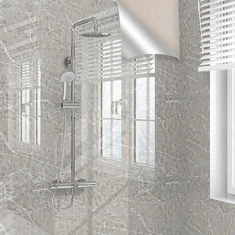 Wallpaper for Walls In Rolls Formaldehyde-free Bathroom Waterproof Sticker Toilet Wall Renovation Moisture-proof Wall Stickers