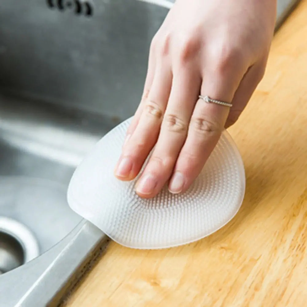 Silicone Cleaning Brush Dishwashing Sponge Multi-functional Fruit Vegetable Cutlery Kitchenware Brushes Kitchen Tools