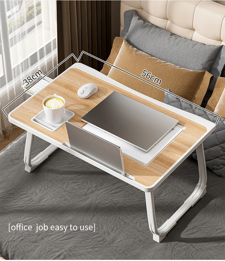 Foldable laptop desk, desktop lifting laptop rack, reading laptop desk, home breakfast tray office desk, study desk with drawers