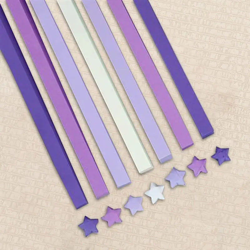 540Sheet Origami Stars Paper Strips27Colors Folding Paper Colorful Double Sided Lucky Star Origami DIY Hand Arts Make Home Decor