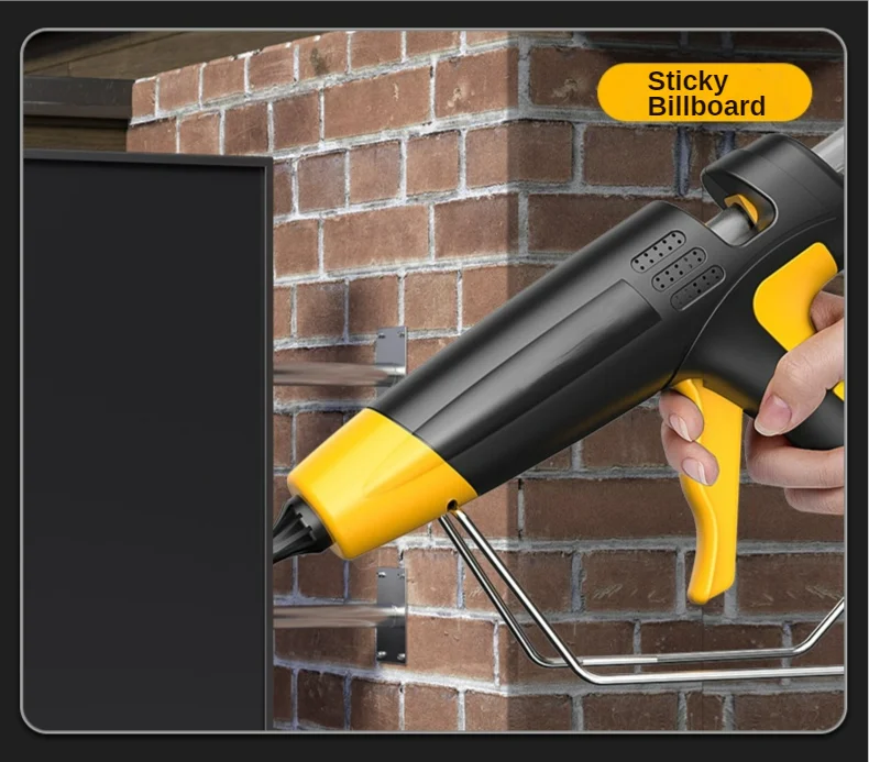 800W Professional Hot Melt Glue Gun Digital Adjustable Temperature Copper Nozzle 11 Mm Glue Sticks Industrial Tools Silicone Gun