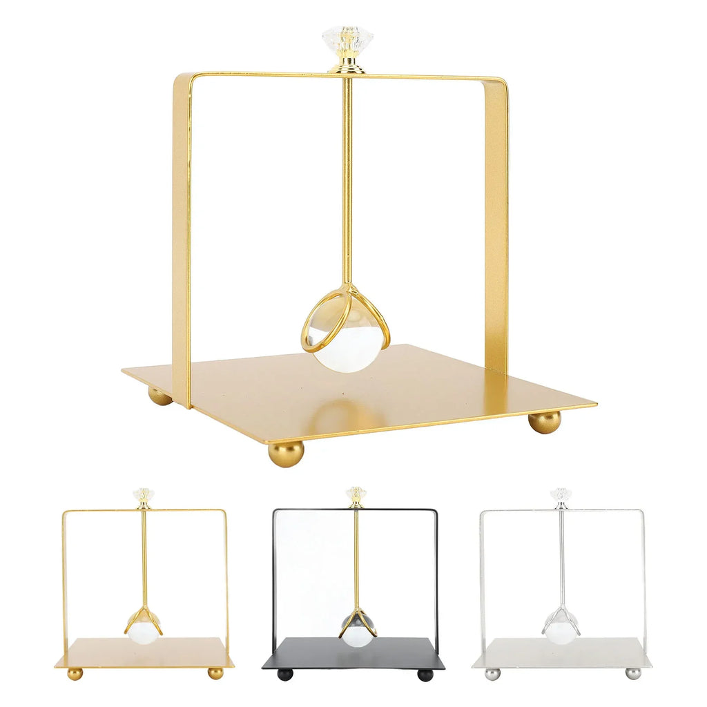Flat Napkin Holder Metal Napkin Holder  Handle Modern Elegant  Paper Napkin Dispenser for Restaurant Hotel Home Office