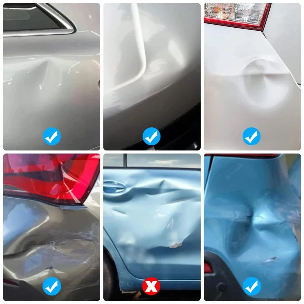 Super PDR Tool Kit, Professional Paintless Dent Repair Kit,Complete Auto Body Hail Dent Removal Tools with Glue Gun PDR Light