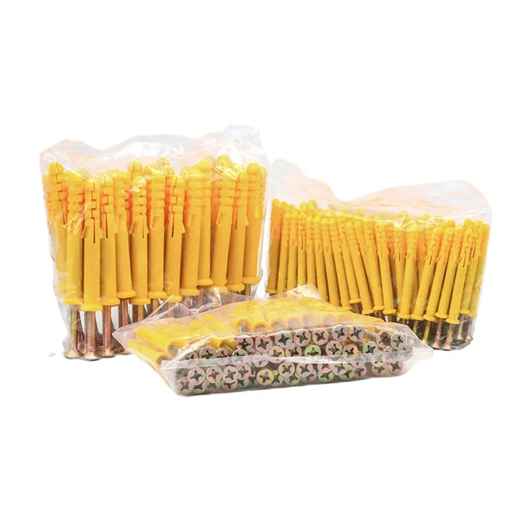 40pcs Stainless Steel Expansion Screws M6×30 Wall Anchors Screws For Drywall Fixing Hardware Tools Accessories