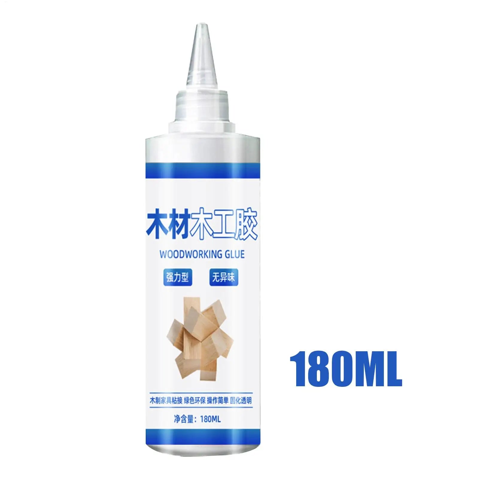 180ml Clear Wood Glue Carpenter Glue Transparent Eco-Friendly Wood Adhesive Safe Glue Woodworking Glue Multi-Functional Glue