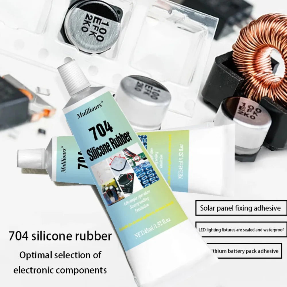 Silicone Industrial Adhesive 704/705/706 Electronic Sealant Components Lithium LED Insulation Waterproof Sealing Silicone Rubber