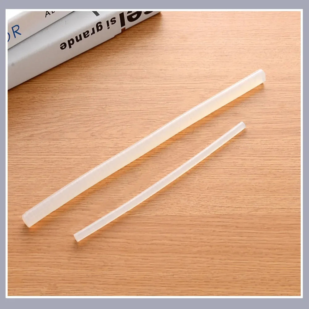 Hot Melt Glue Sticks 7mm/11mm Translucent Strong Viscosity Rods For Glue Gun High Temperature Resistant Hot Glue 10~50Pcs