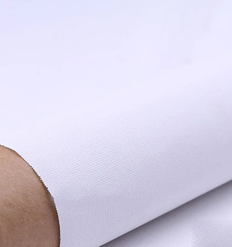 5M/Roll Cotton Canvas Roll,White Black Blank Specialized Suitable for Oil Painting,Acrylic Pigments,27,37,47,,57,67,77,87cm Wide