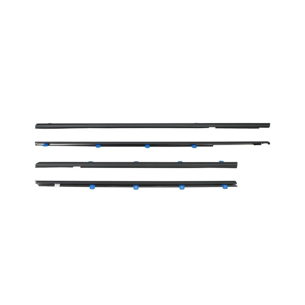 4Pcs For Honda Civic 2012-2015 Windows Rubber Weatherstrip Waterproof Pressure Strip Sealing Belt Moulding Trim 72410TR0A01 