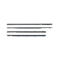 4Pcs For Honda Civic 2012-2015 Windows Rubber Weatherstrip Waterproof Pressure Strip Sealing Belt Moulding Trim 72410TR0A01 