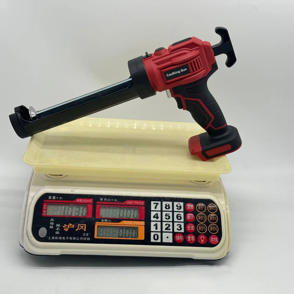 Electric Caulking Gun w LED Light Auto Filling Sealing Repair Tools Adjustable Speed Wireless Glass Glue Gun for Makita Battery