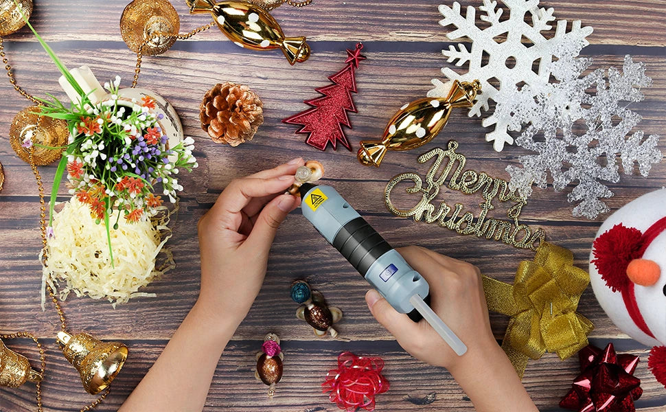 WORKPRO 30W Hot Melt Glue Gun with 20pcs Glue Sticks for DIY Arts Craft Projects, Home Quick Repairs