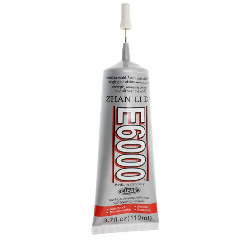 15/25/50/110mL Zhanlida e6000 Transparent Glue Epoxy Adhesive Hotfix for Crystal Rhinestone Glass Jewelry Polymer Clay Toy Wood