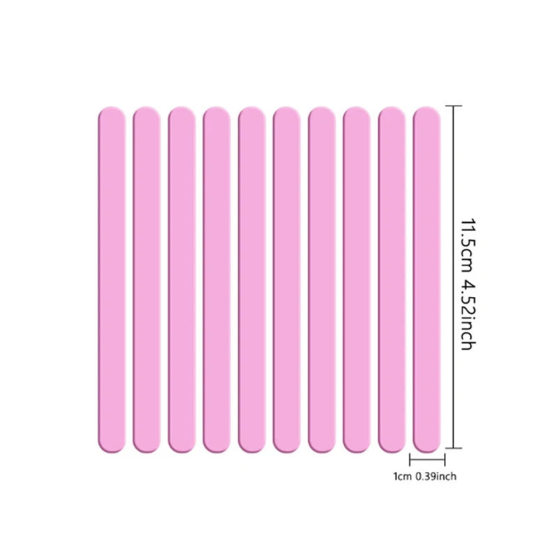 10 pcs Reusable Colorful Acrylic Popsicle Sticks, Cakesicle Sticks, Ice Cream Sticks, Craft Sticks, Chocolate Lollipop Holder