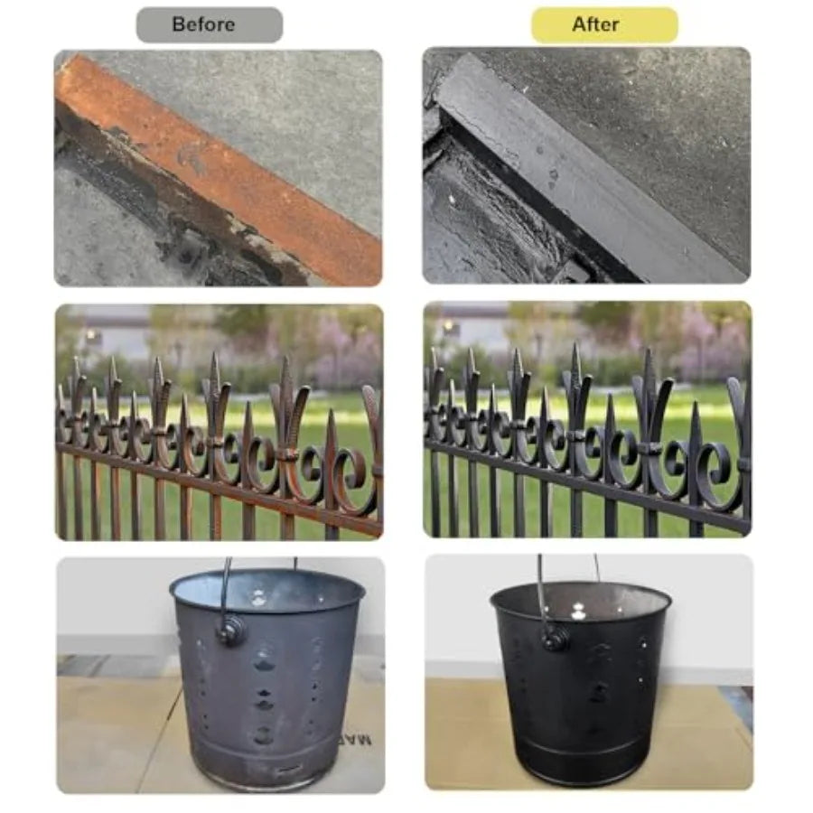 Rust Converter Spray Paint Black for Metal Surfaces 1 Can Long-Lasting Protection and Corrosion Resistance