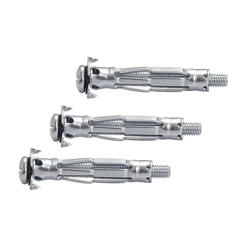 M4 M5 M6 Drywall Anchor Plasterboard Cavity Plug Dowel Hollow Wall Anchor Molly for Ceiling Expansion Screws Gypsum Board Holes