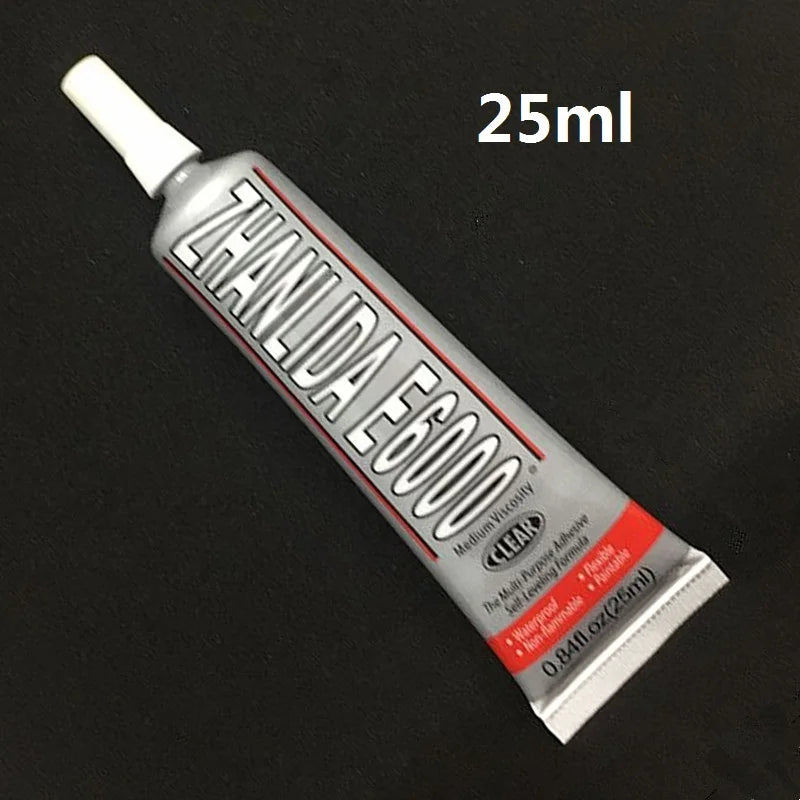 E6000 50ml Multipurpose Adhesive Make Crystal Jewelry Crafts Repair Phone Glass Screen Nail Gel Office Home Supply Bonding Tool