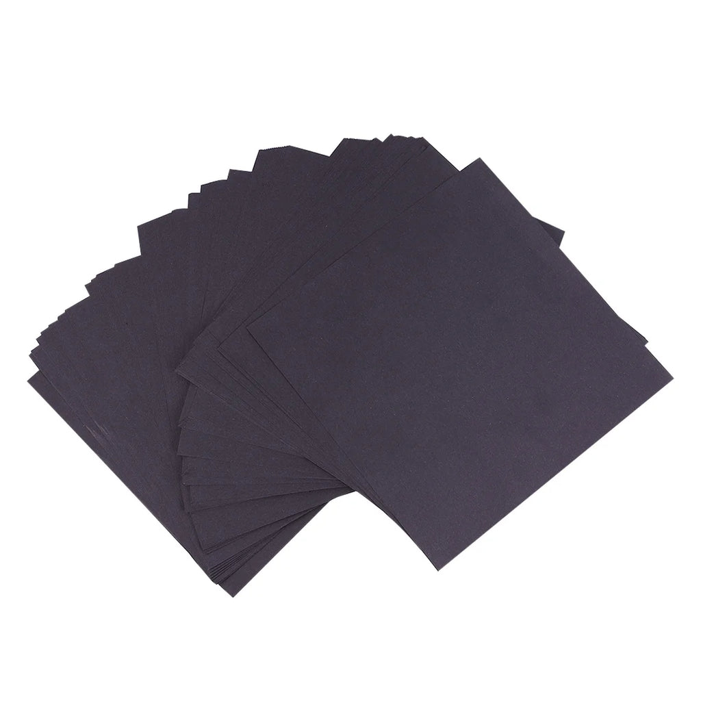 100Pcs Black Square Origami Paper Folding Sheets for DIY Handcraft Paper Crane Party Decoration Hand Craft Sheets