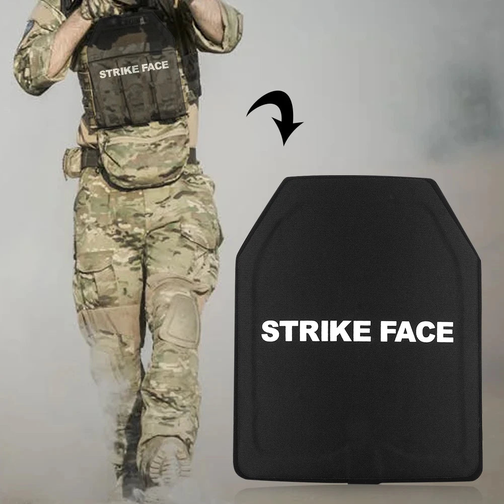 Anti Bullet Board 10x12In Lightweight Tactical NIJ Level IIIA UHMWPE Bullet-Proof Plate Level 3A Backpack Armor Panel Body Armor