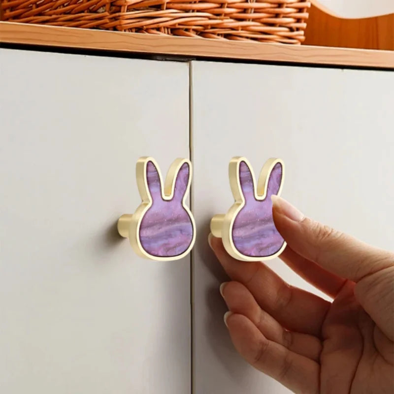 Modern Cupboard Drawer Knobs Wardrobe Furniture Single Hole Door Handle Simple Personality Children's Room Bedside Table Knobs