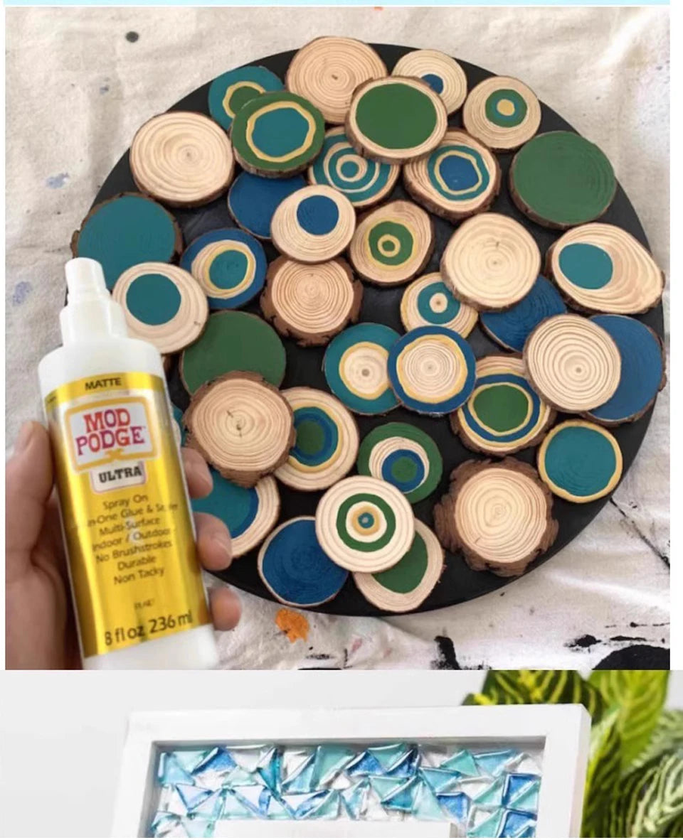 Mod Podge Matte Gloss Fluid Glue for Painting Board Transfer Dried Flowers Collage Wood Work Sealant for Art Projects Adhesive