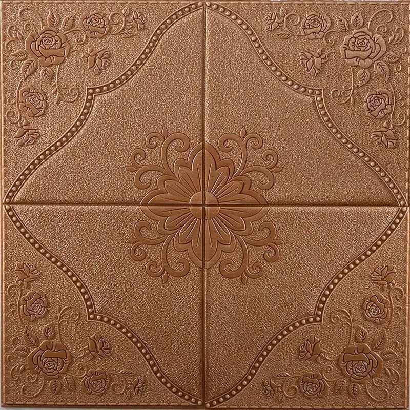 1-10pcs70cm*70cm Modern Paper Ceiling Decorative Waterproof Moisture-proof Mildew proof Wall Self-adhesive 3D Bedroom Background