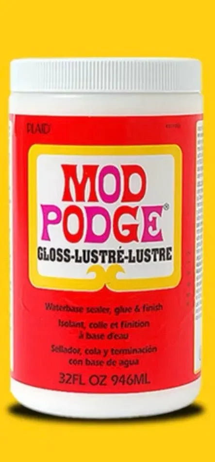 946ml Mod Podge Matte gloss fluid painting glue board transfer dried flower seal Collage glue plaid Wood transfer glue Mod Podge
