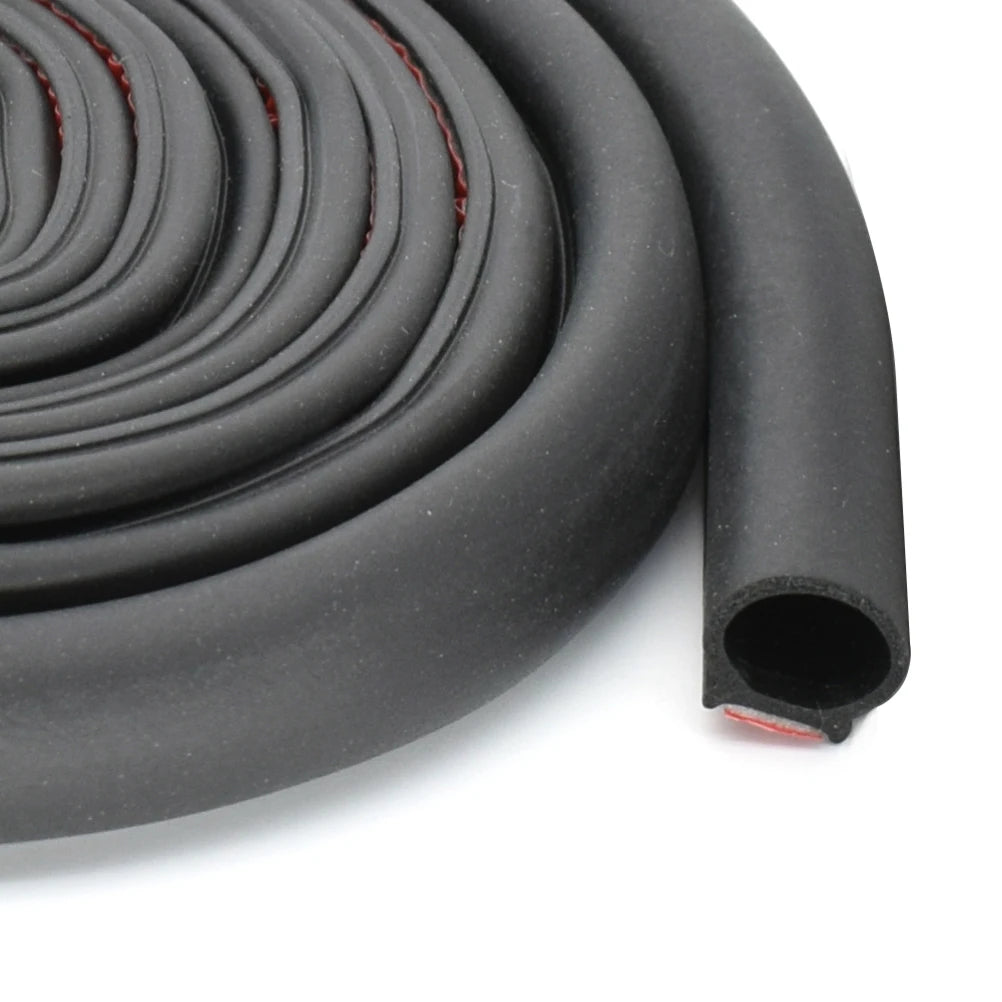 DType Rubber Car Body Seal Strip Sealing Weatherstrip Universal Anti-Noise Soundproof Waterproof Seals Door Trim Protector Guard