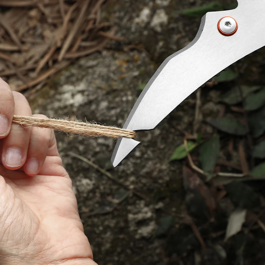 Multifunctional stainless steel detachable kitchen scissors, fishing scissors with fish bone remover, non-slip handle