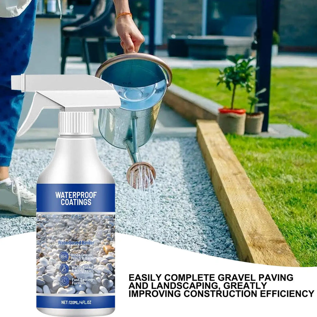 120ml Gravel Glue For Landscaping Landscape Rock Glue Sealer Adhesive Stabilizer Waterproof Fast Drying Spray For Outdoor Yard
