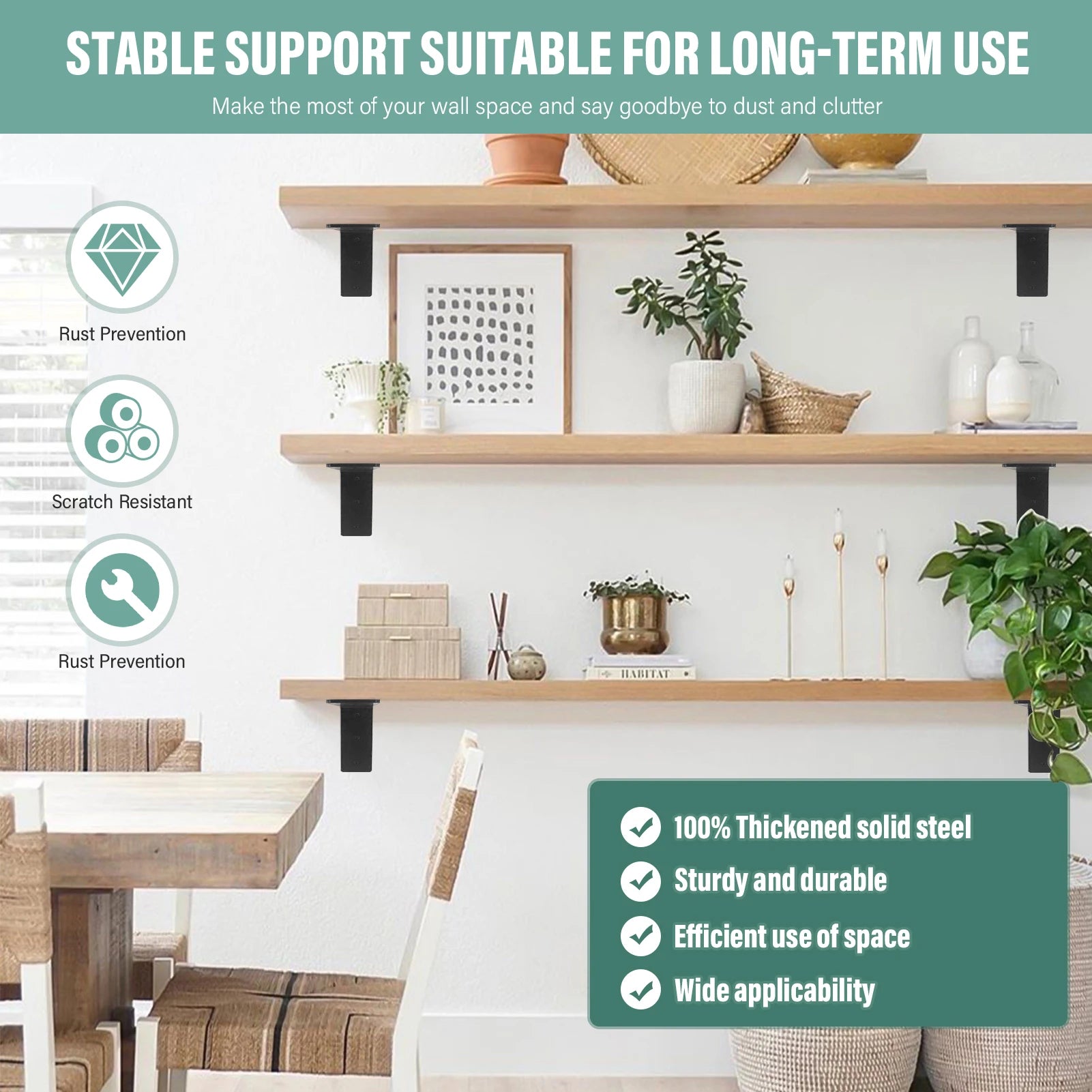 Countertop Support Brackets 12 Inch Heavy Duty Counter Top L Brackets 4 Pieces Metal Mantel Corbels for Wood Quartz Granite