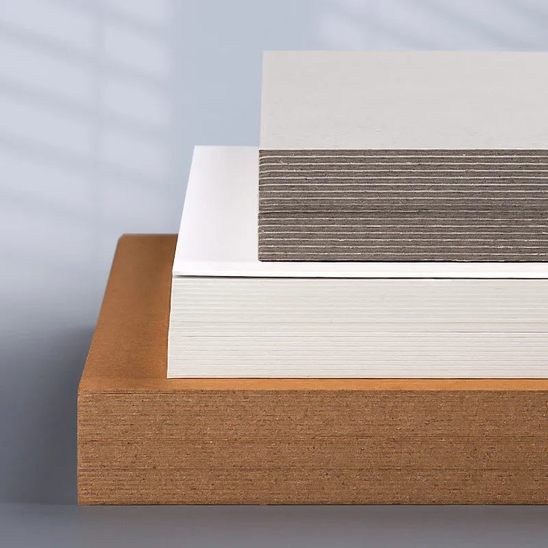 A3/A4/A5 White Thicked Kraft Paper Hard Cardboard 5/10pcs Diy Handmake Card Making Craft Paper Chipboard Backing Board 1/1.5/2mm