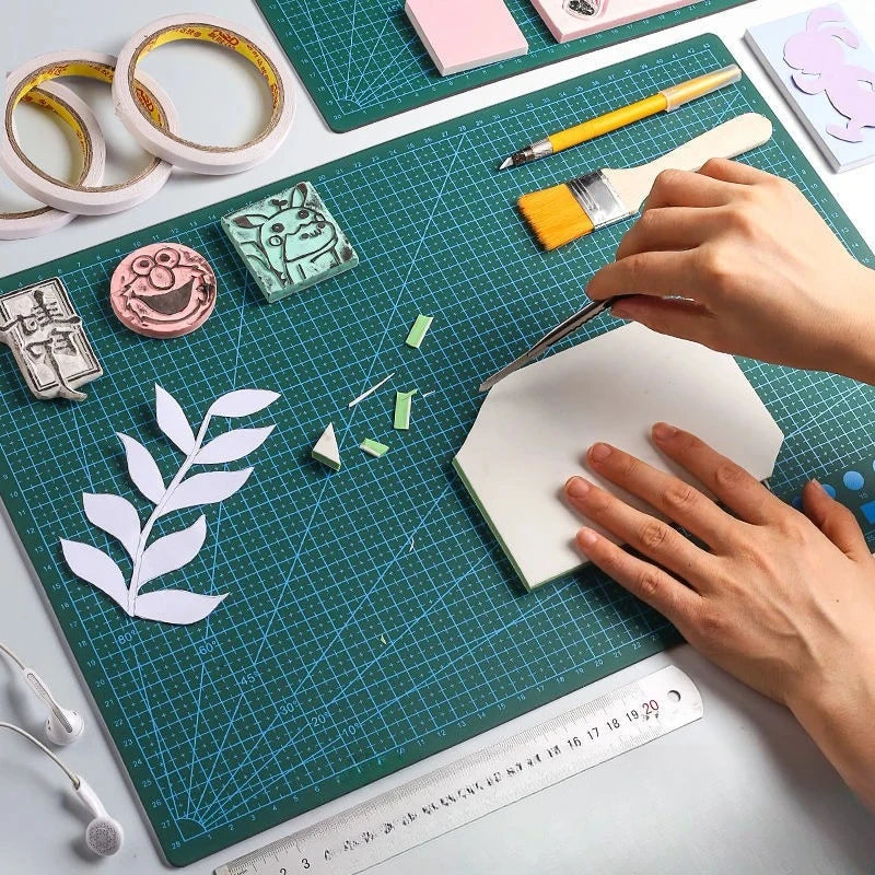 A3 Pvc Cutting Mat Double-sided Self Healing Cutting Board Fabric Leather Craft DIY Cutting Pad Quilting Accessories 45cm*30cm