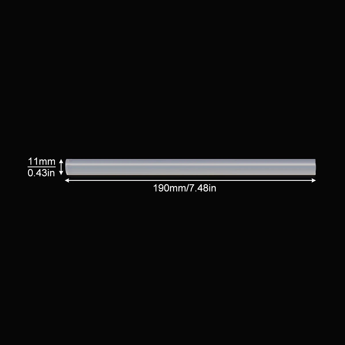 7mm / 11mm 5-100pcs/lot Transparent Hot-melt Gun Glue Sticks for Heat Pistol Gun Adhesive DIY Tools Repair Alloy Accessories