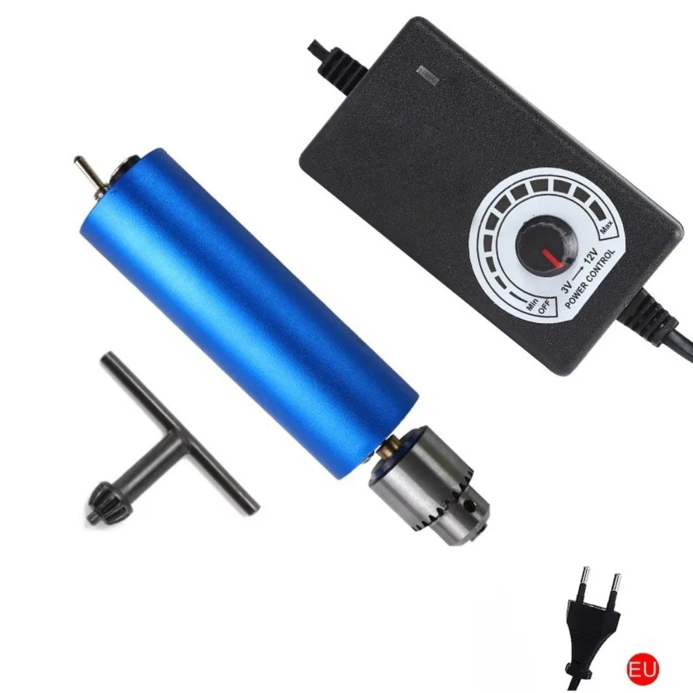 Handheld Mini Electric Grinder 13000RPM 0.3-4mm Chuck Electric Hand Drill Multifunctional Stepless Speed-adjustable