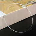 Round Acrylic Sheet Clear 1Mm Ultra Thin Light Weight Craft Disc for DIY Art Projects Scrapbooking Display Mounting Panels