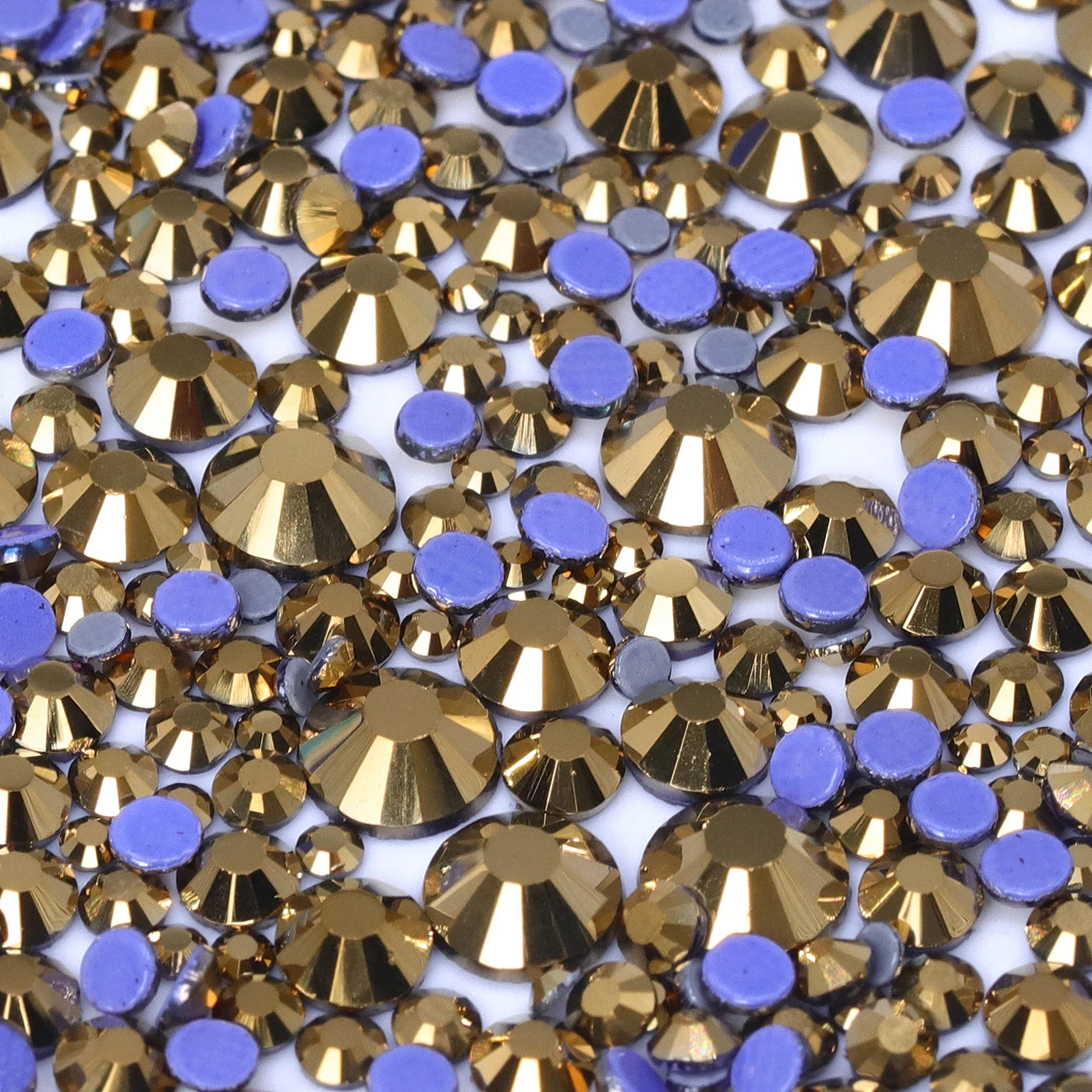 SS6-SS30 Boxed Glass Hotfix Crystal Mix Size Flatback Rhinestones Iron On Diamond Stones For Nail Art Crafts Dress Decoration