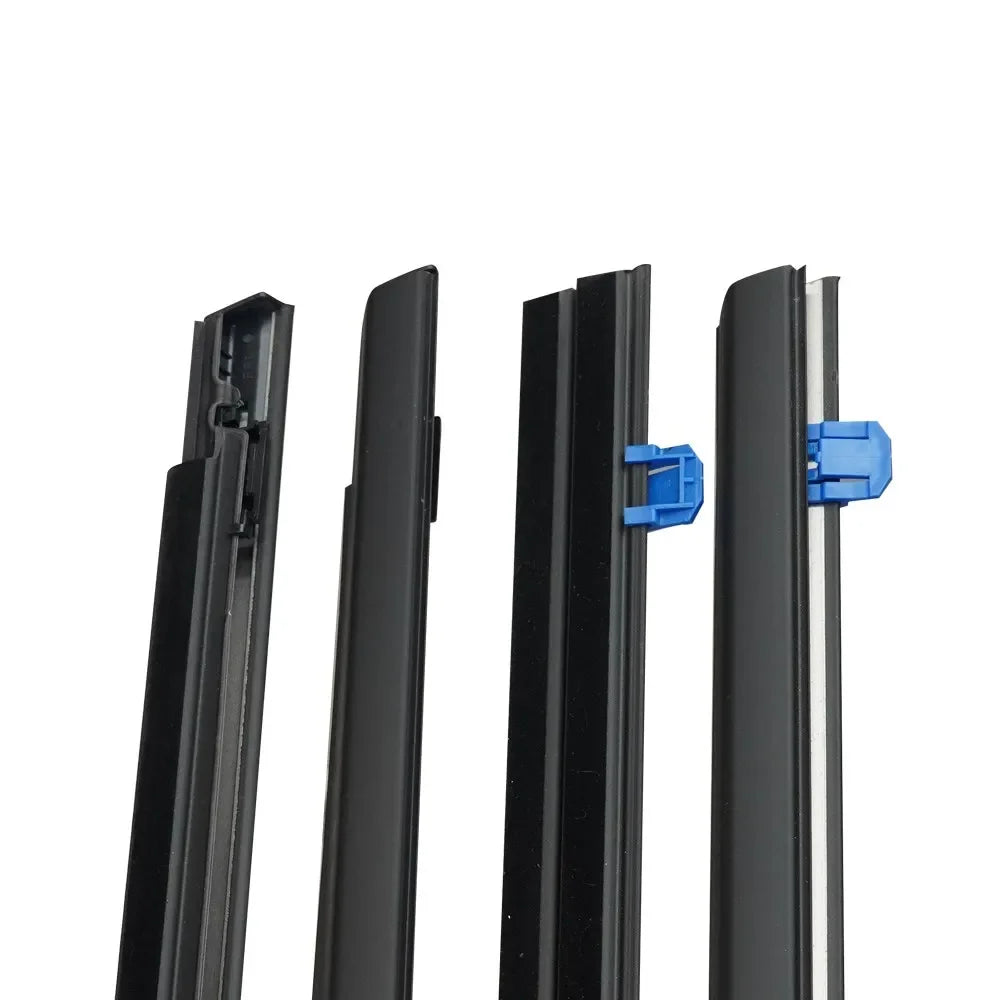 4Pcs For Honda Civic 2012-2015 Windows Rubber Weatherstrip Waterproof Pressure Strip Sealing Belt Moulding Trim 72410TR0A01 