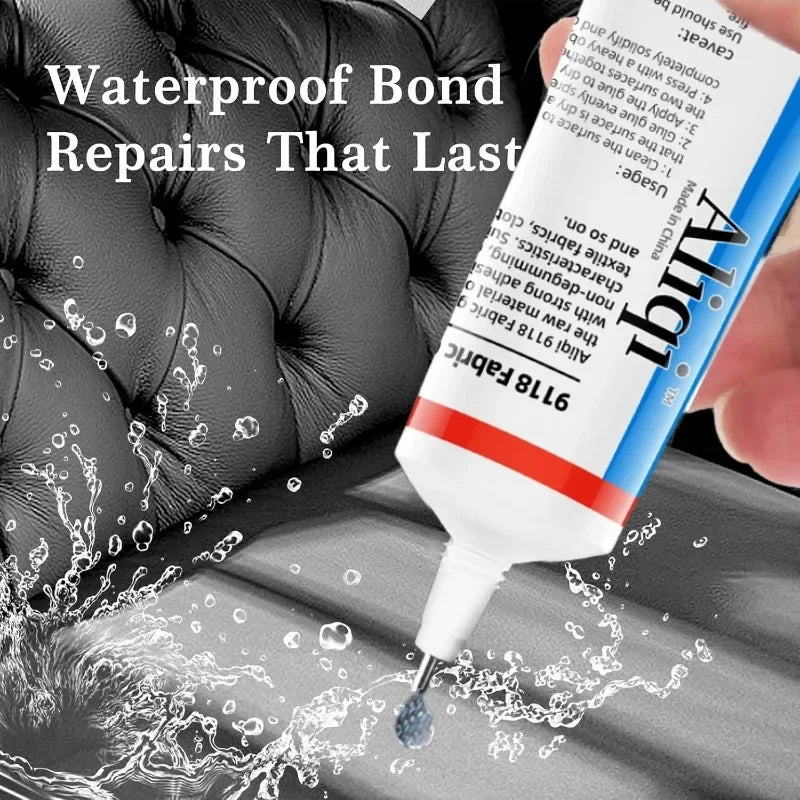 15/60ml Strong Fabric Glue Transparent Quick Dry Fabric Patching Glue Multipurpose Waterproof Fabric Sewing Glue Repair Tool
