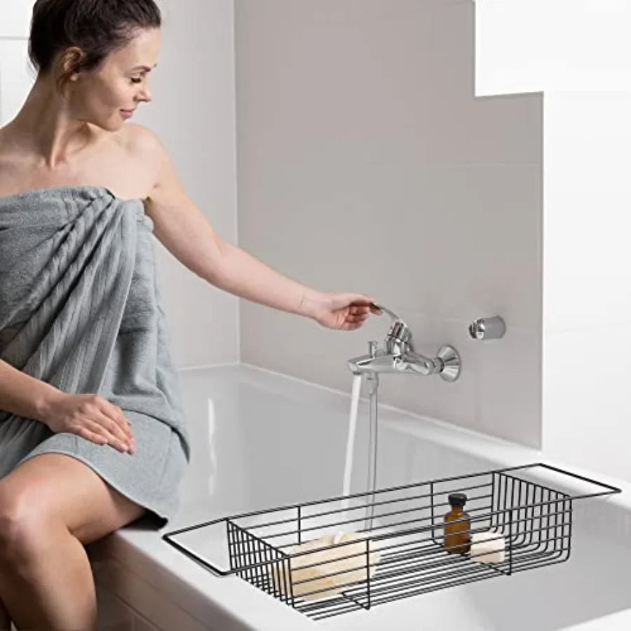 Wire at Tray - Metal attu Caddy Rack - Over Tu rid Orgazer Stora Self - Accories older asket for attu - lack