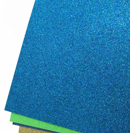 15pcs Children DIY Cardboard Colorful Glitter Paper Crafts sheet Glitter Card Stock