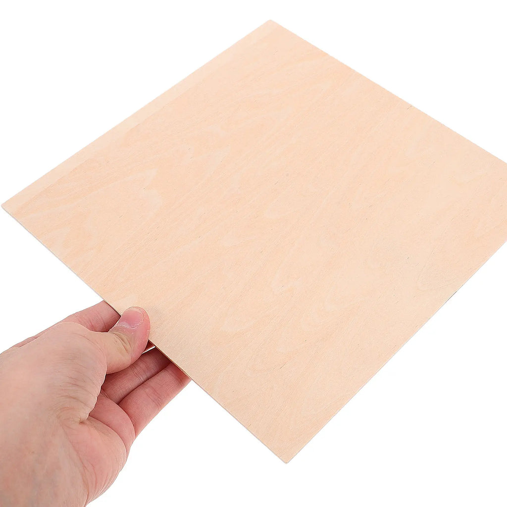 10pcs DIY Lime Wood Sheets Craft Solid Plywood Laser Cutting Engraving Supplies Architecture Models Thin Boards