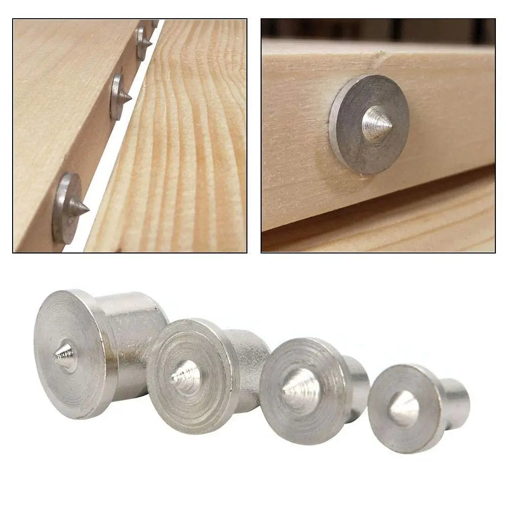 4/16pcs Dowel Drill Woodworking Tools Dowel Centre Point Pin Set 6mm8mm10mm12mm Dowel Tenon Center Set Transfer Plugs Wood Drill