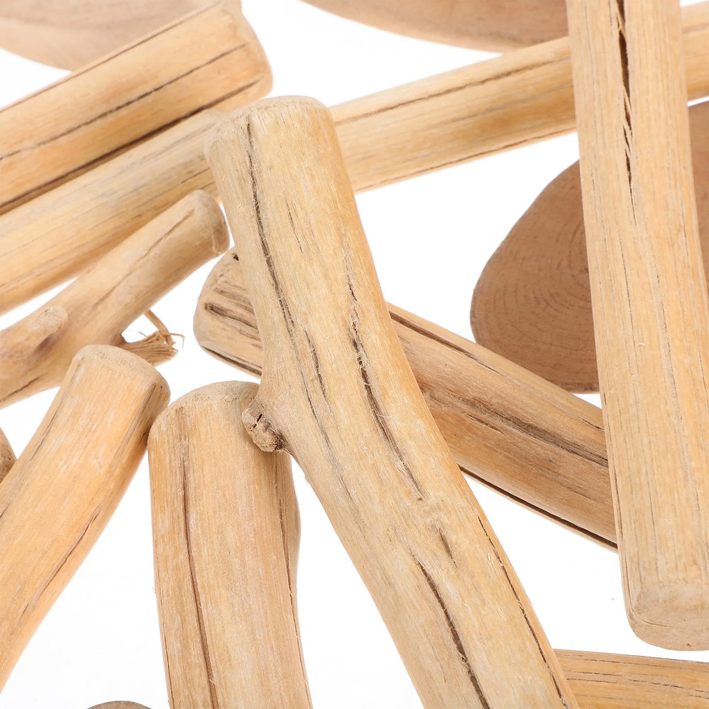 1Set DIY Wood Craft Kit Natural Unfinished Wood Slices Sticks Rustic Wooden Dowels for Home Decor Wedding Centerpieces Wall Art